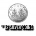 One Gram ( One W ) 916 Gold Coin